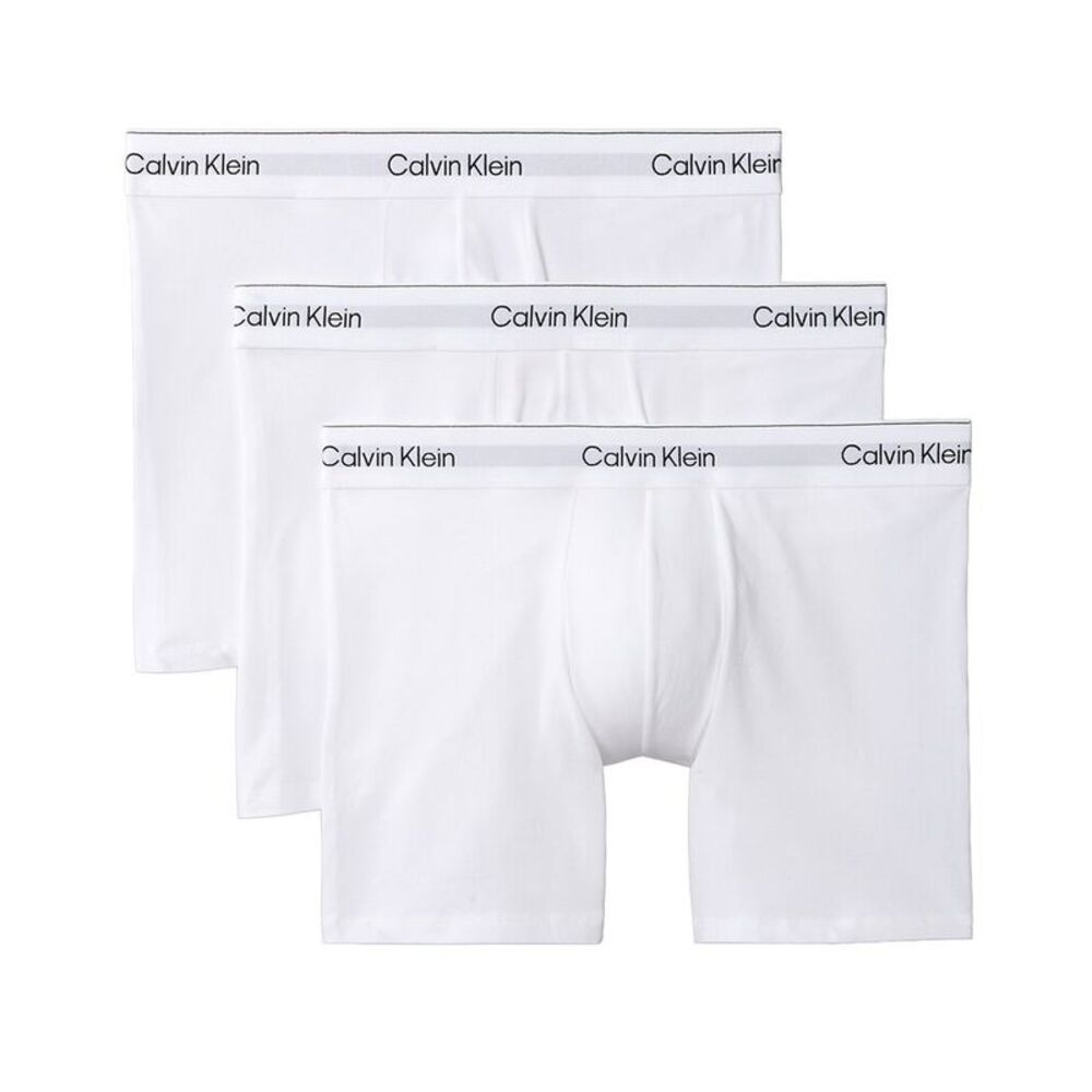 Calvin Klein Mens Boxer Brief 3-Pack, White